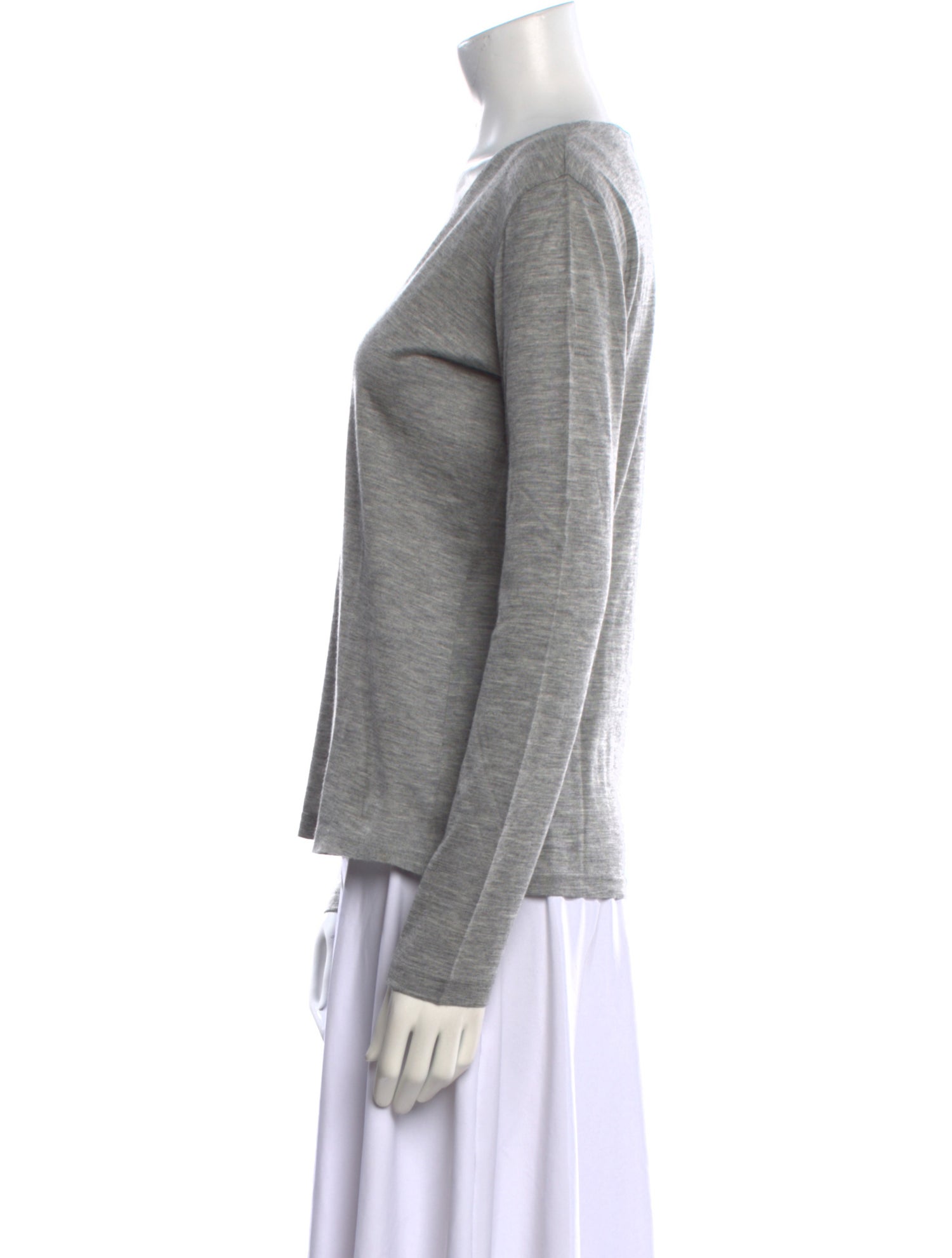 Akris Cashmere V-Neck T-Shirt