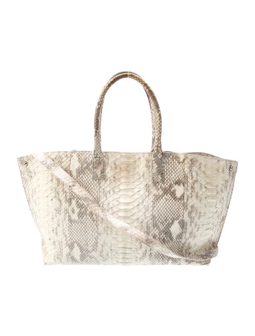 Akris Python Top Handle Bag