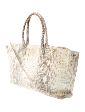 Akris Python Top Handle Bag