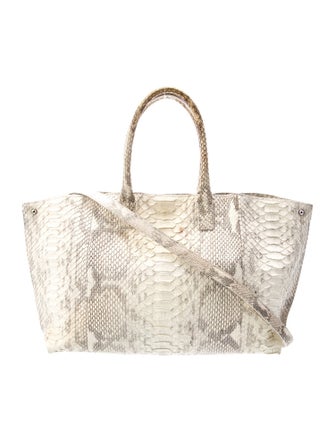 Akris Python Top Handle Bag