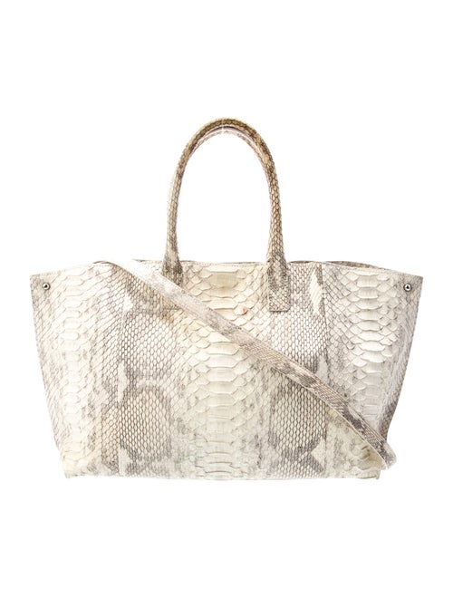 Akris Python Top Handle Bag