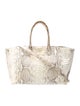 Akris Python Top Handle Bag