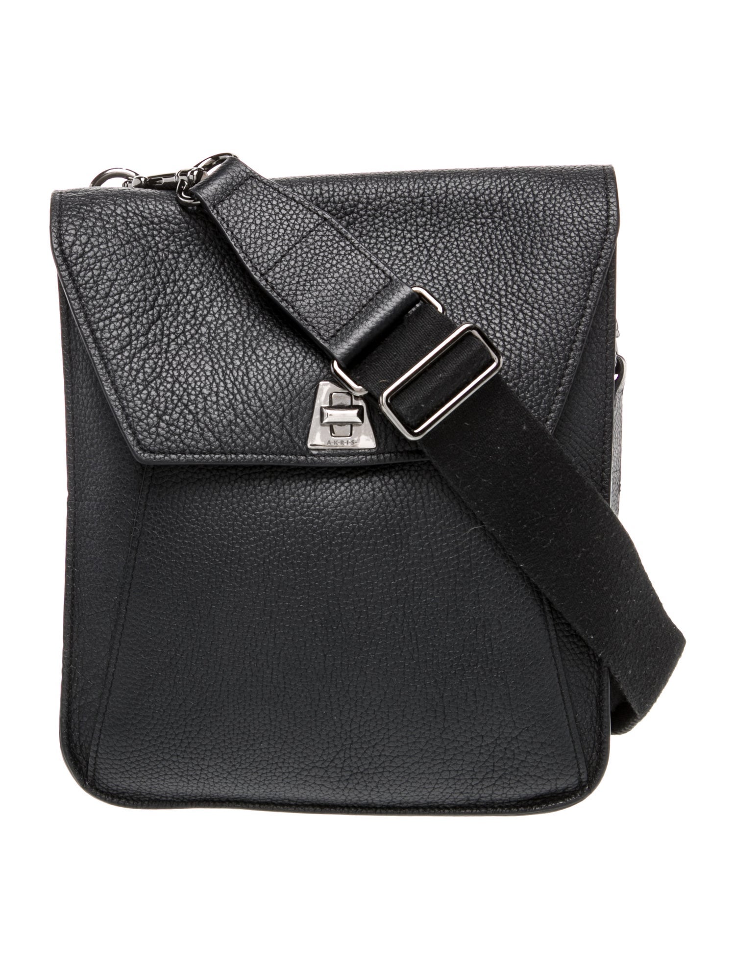 Akris Leather Messenger Bag