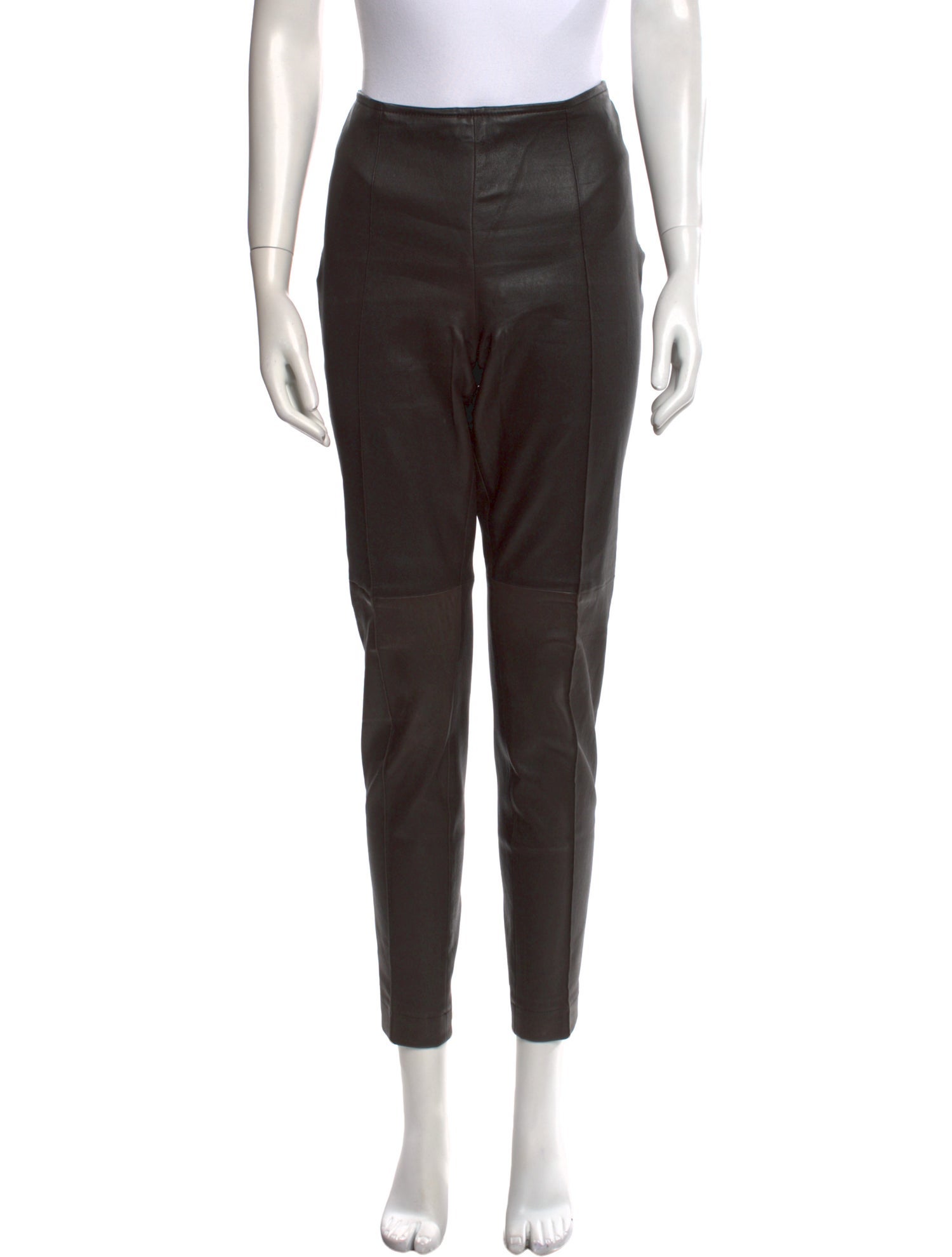 Akris Lambskin Skinny Leg Pants