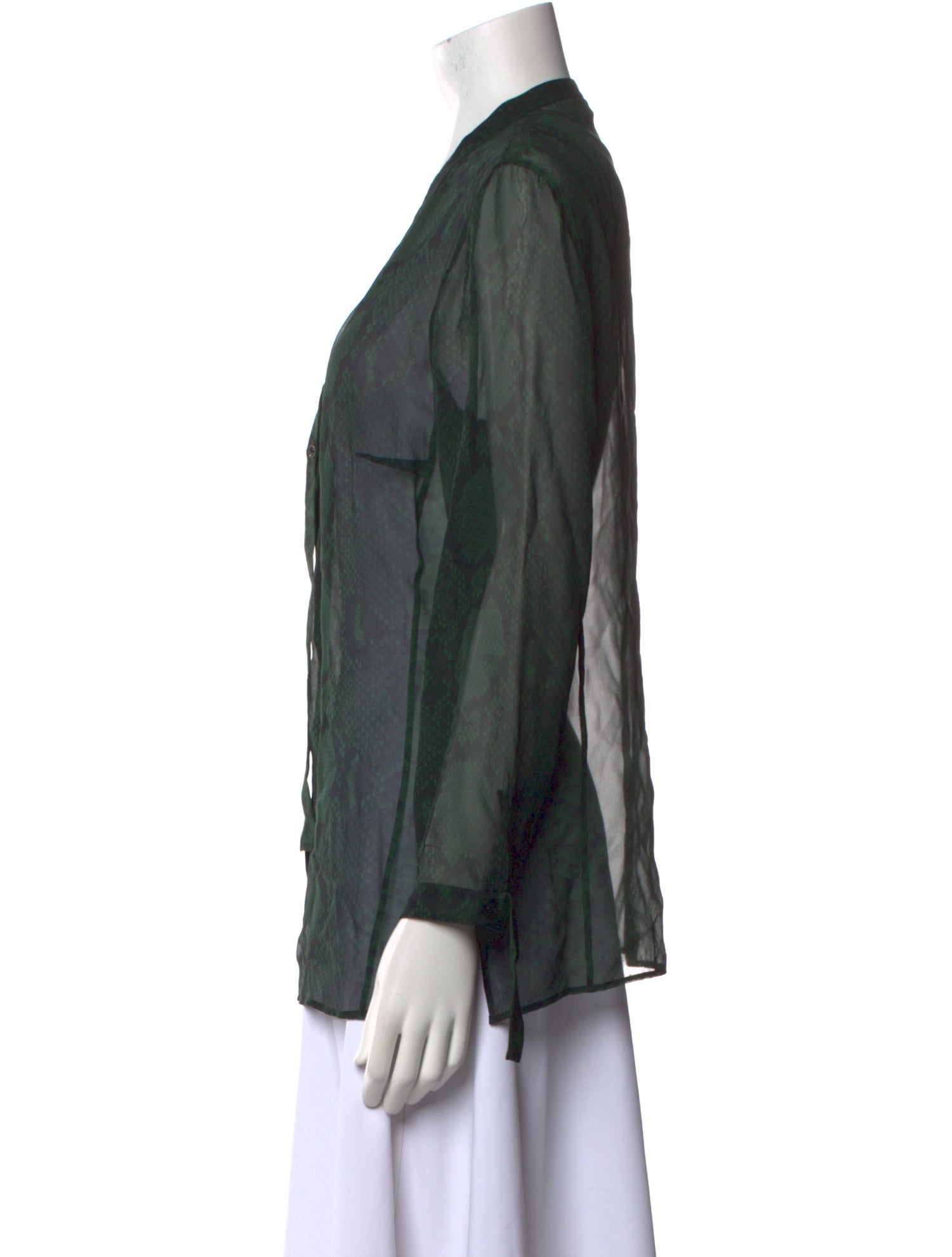 Akris Silk Printed Blouse