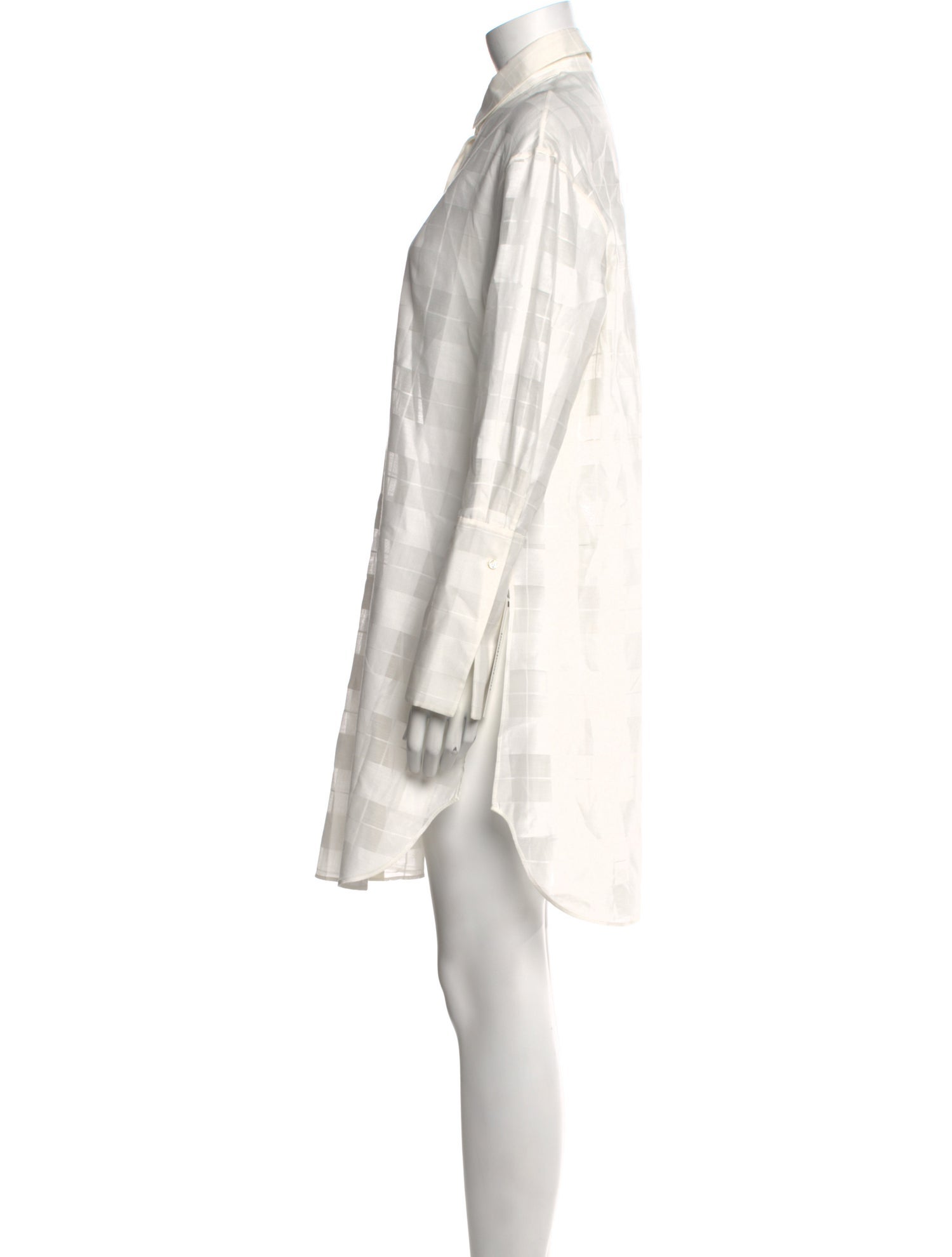 Akris Plaid Print Mini Dress