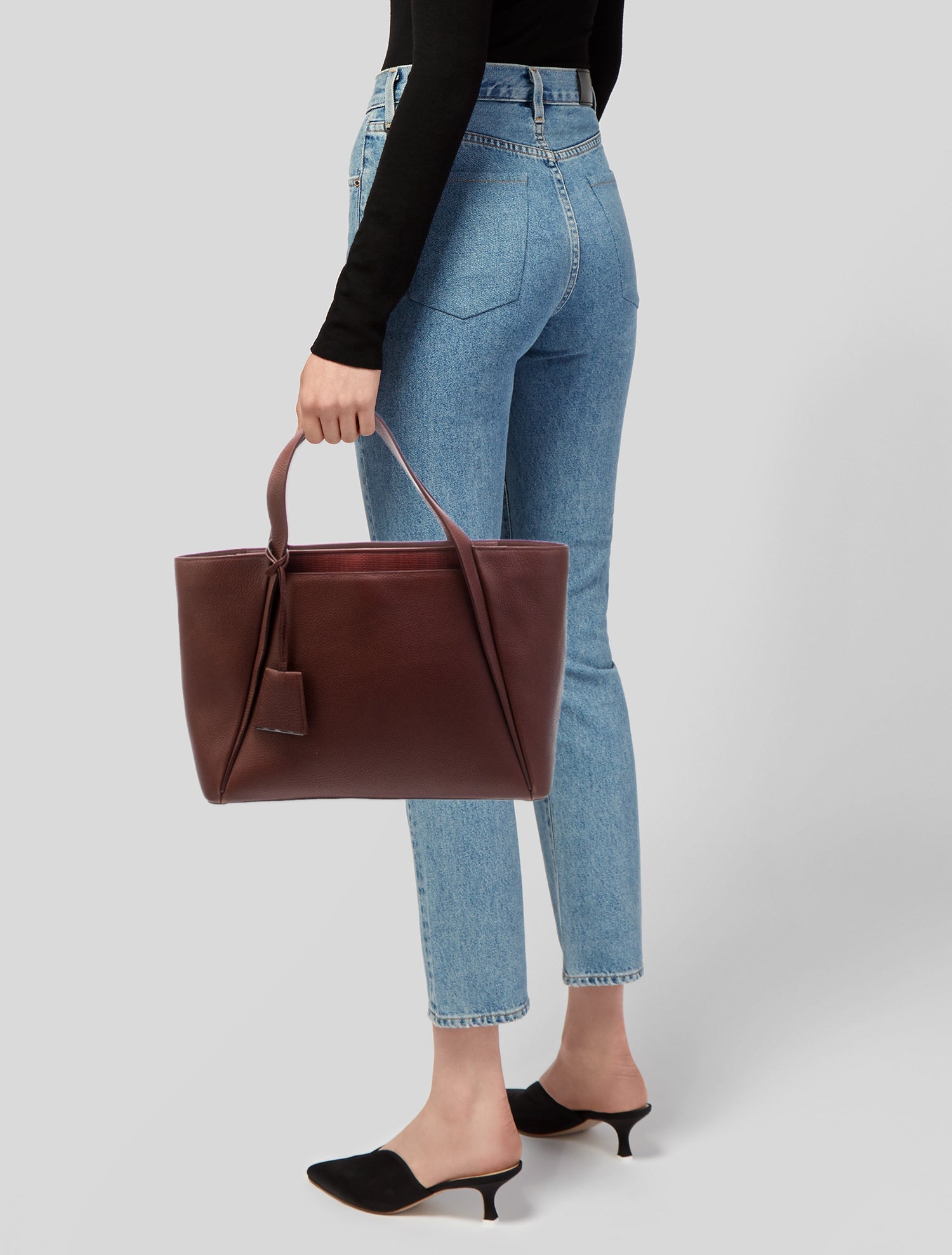 Akris Leather Tote