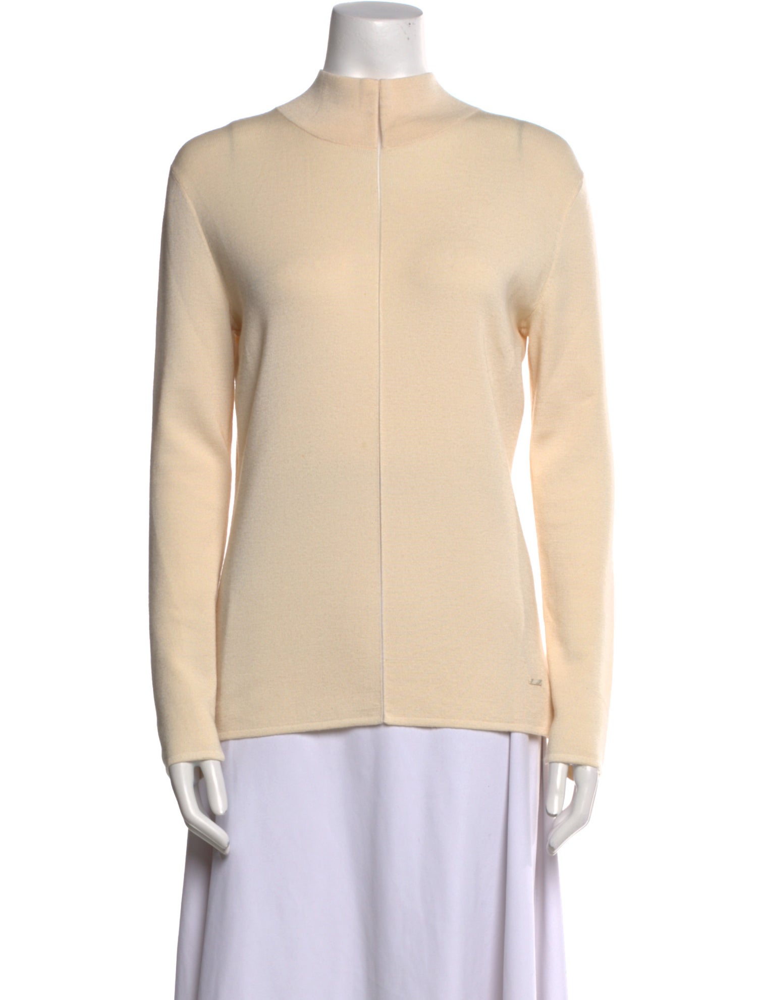 Akris Cashmere Mock Neck Sweater