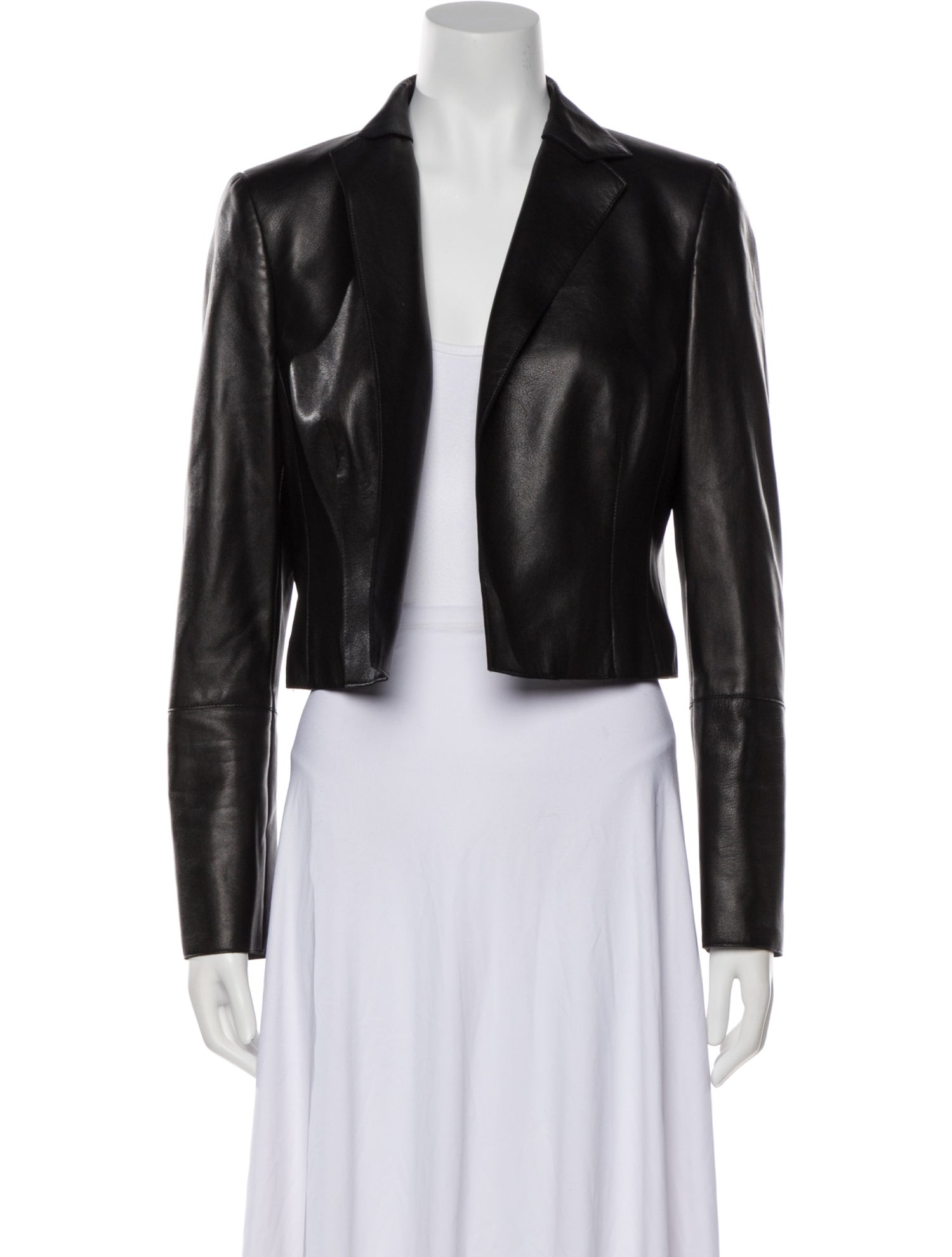 Akris Leather Evening Jacket