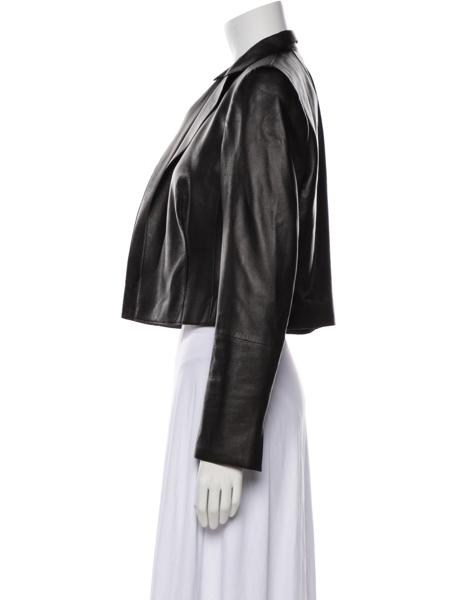 Akris Leather Evening Jacket