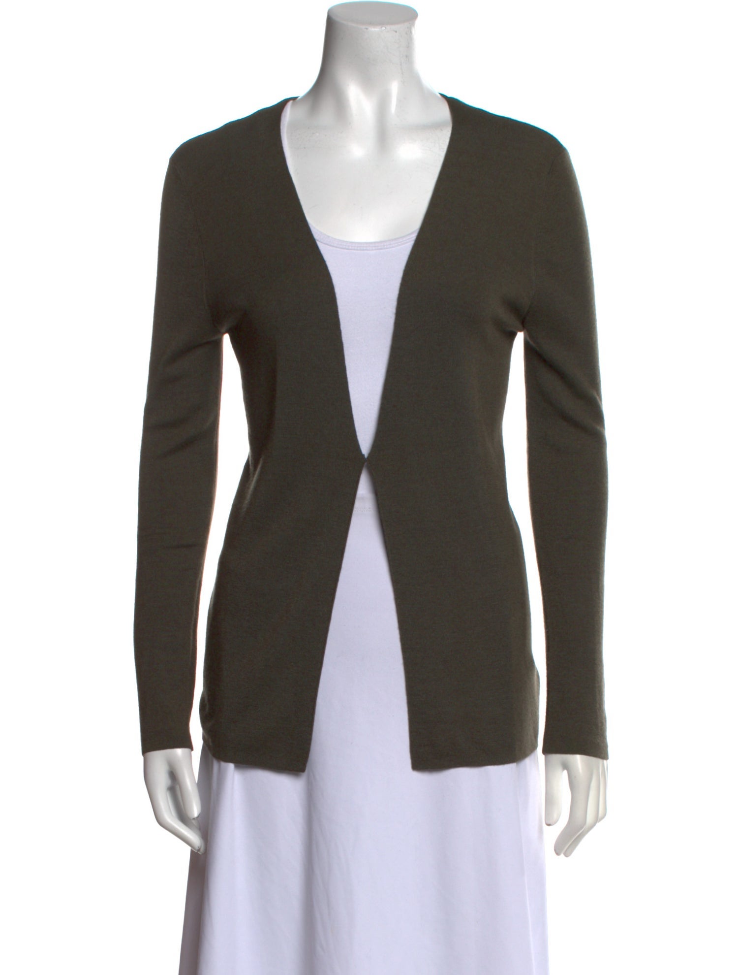 Akris Cashmere Open Front Sweater