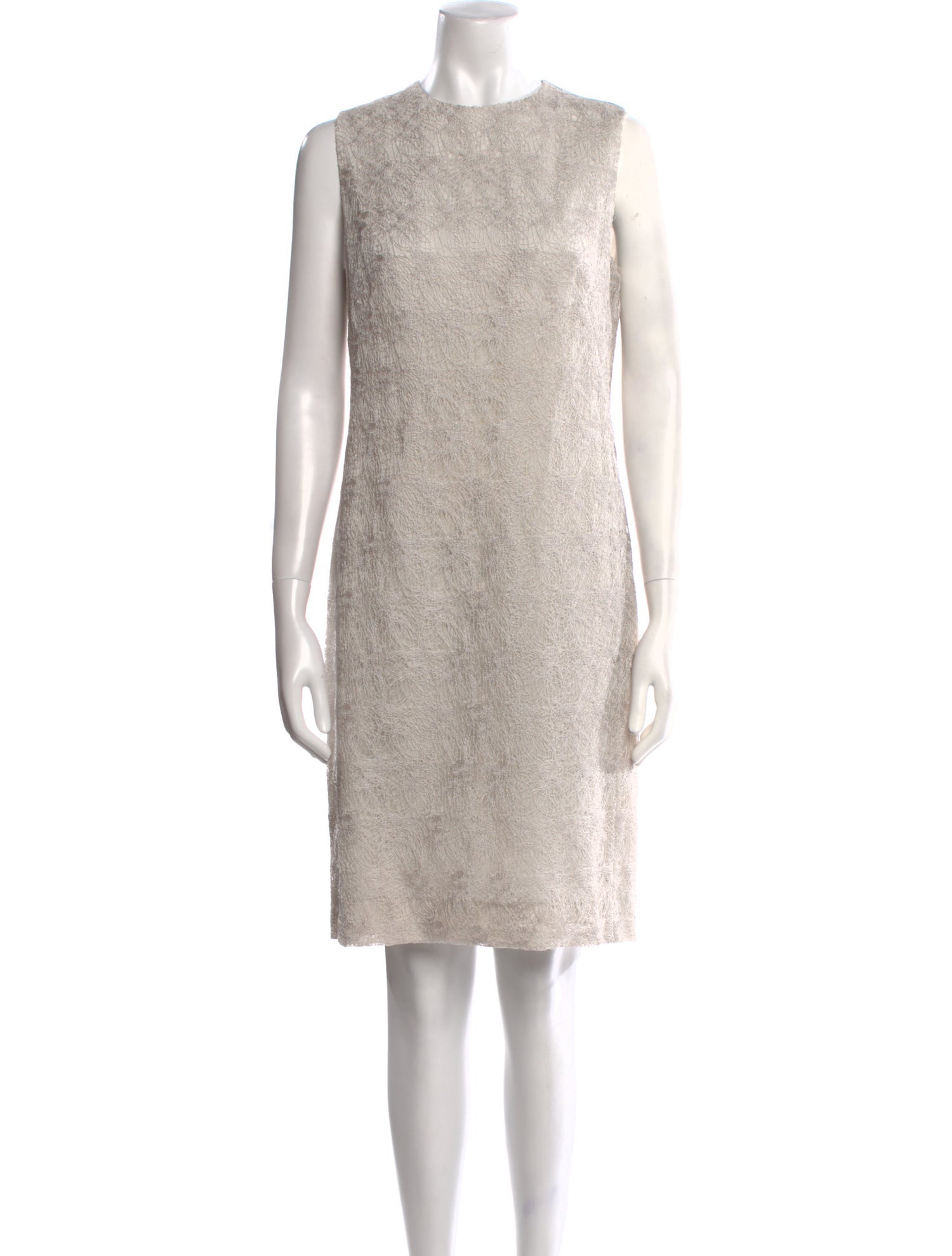 Akris Crew Neck Knee-Length Dress