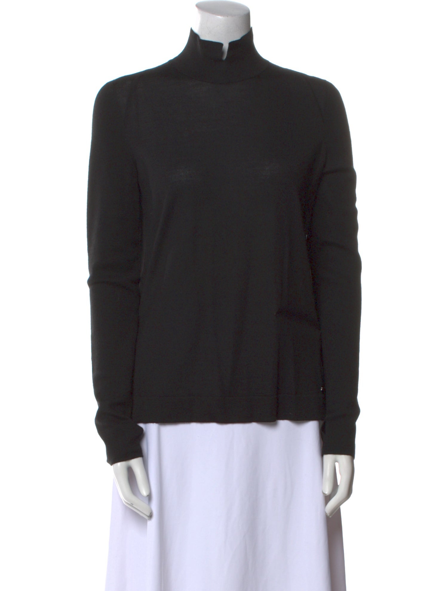 Akris Cashmere Mock Neck Sweater