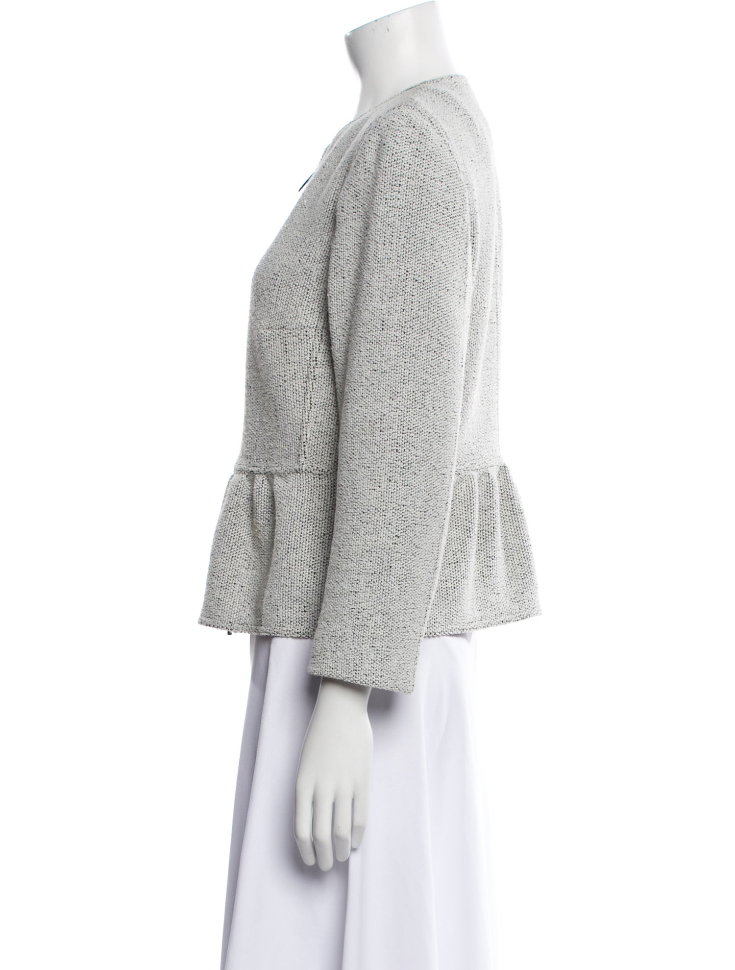 Akris Tweed Pattern Evening Jacket