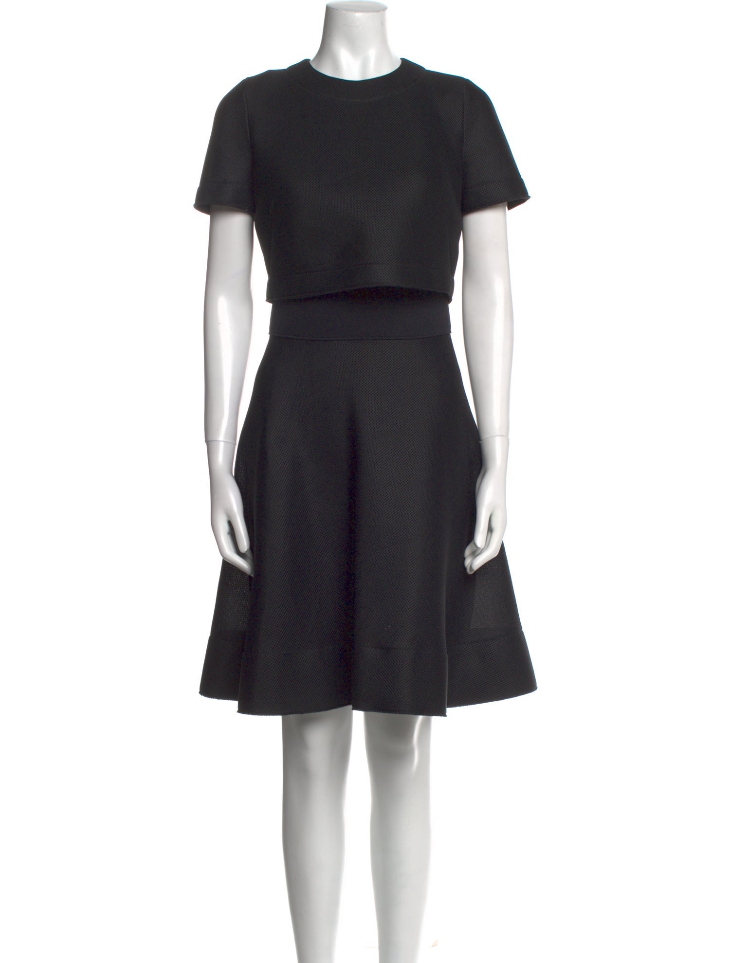 Akris Crew Neck Knee-Length Dress