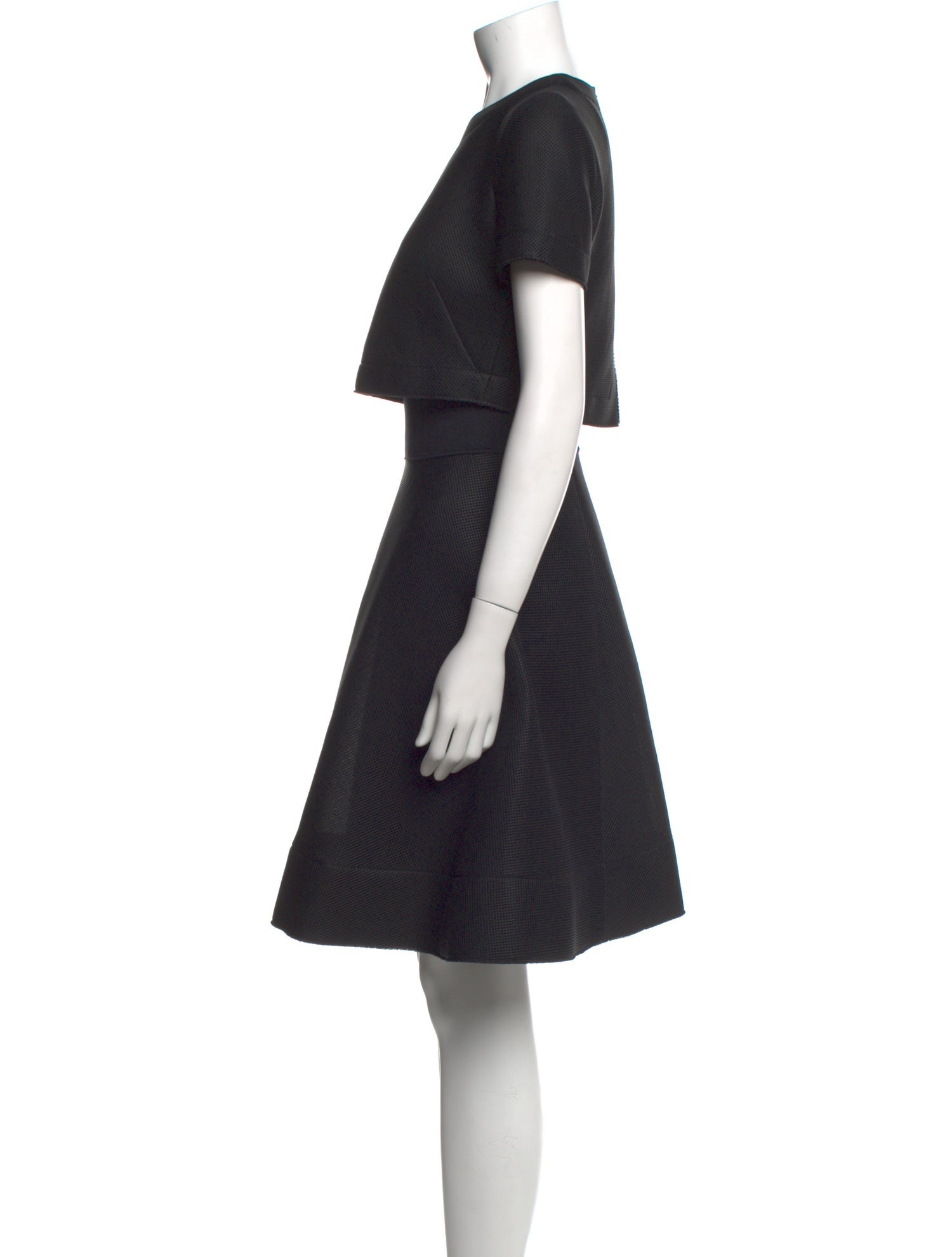 Akris Crew Neck Knee-Length Dress