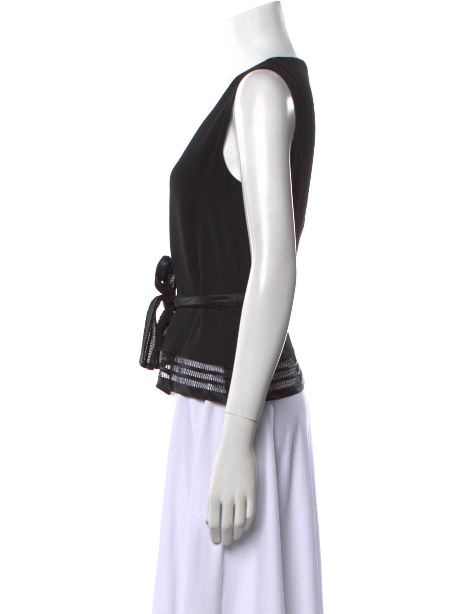 Akris Silk V-Neck Top