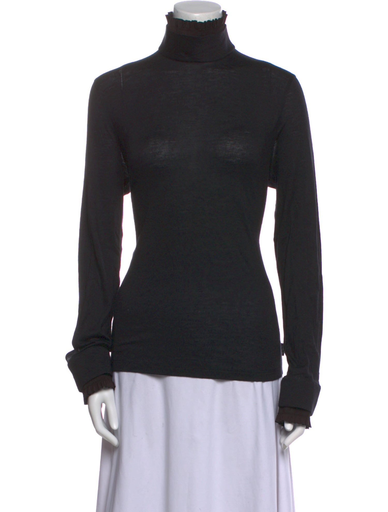 Akris Cashmere Turtleneck Top