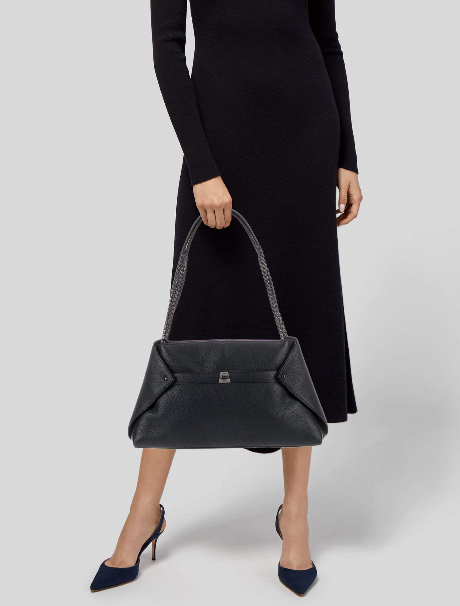 Akris Leather Shoulder Bag