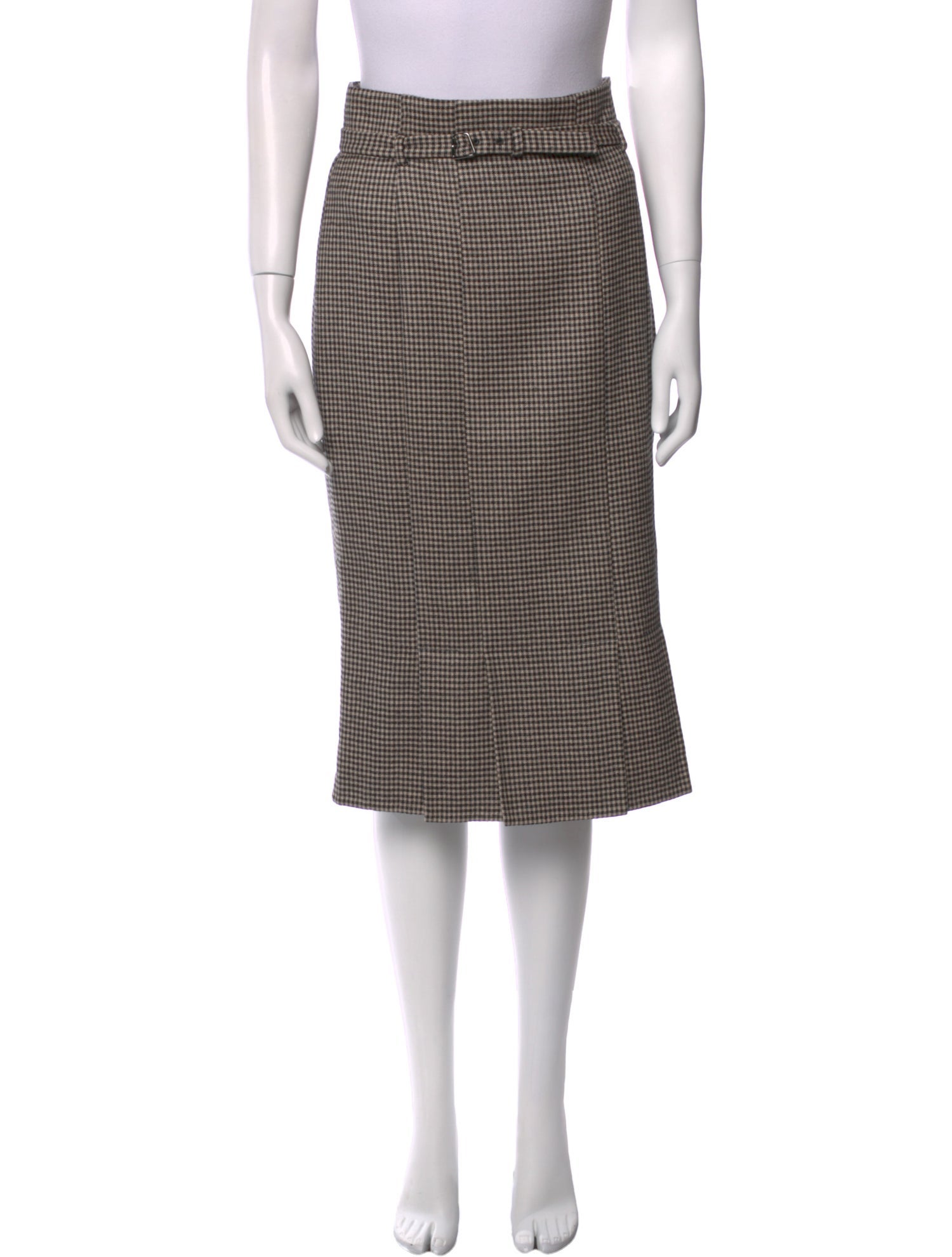 Akris Wool Knee-Length Skirt