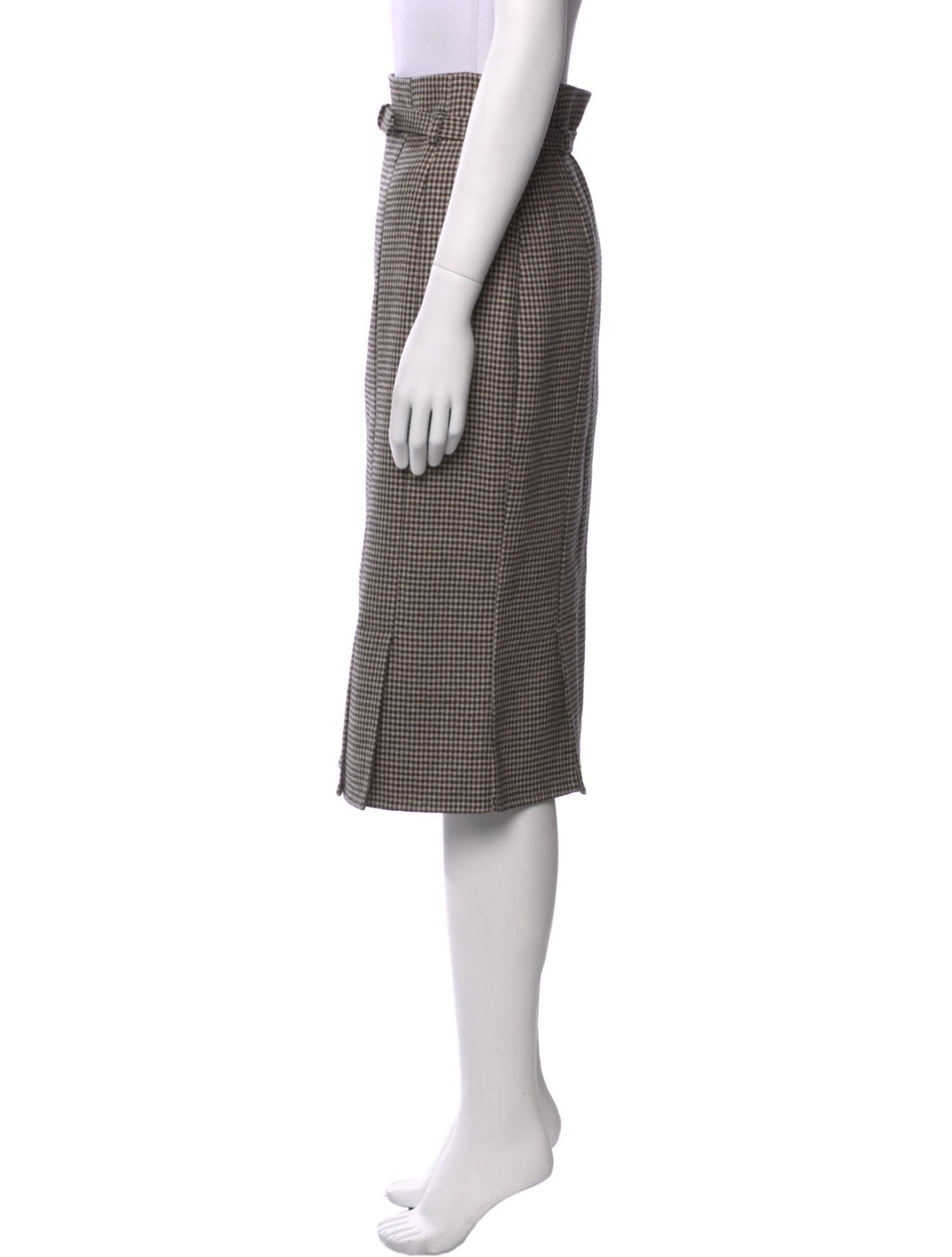 Akris Wool Knee-Length Skirt