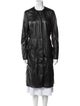 Akris Leather Trench Coat