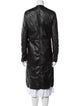 Akris Leather Trench Coat