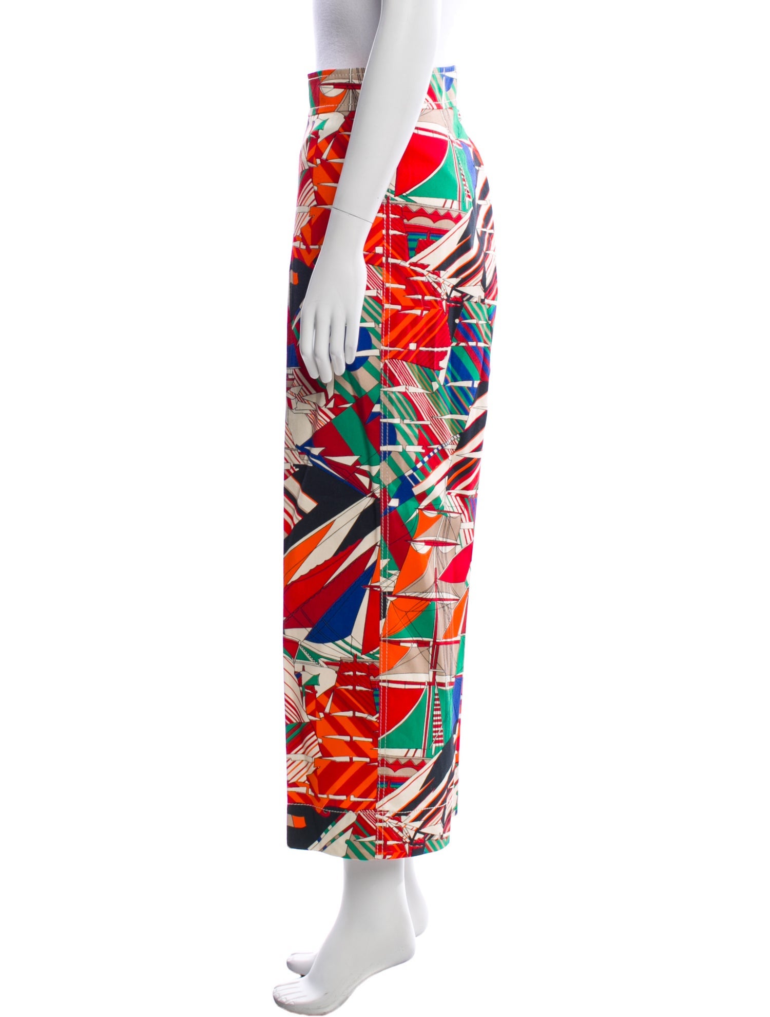 Akris Printed Wide Leg Pants