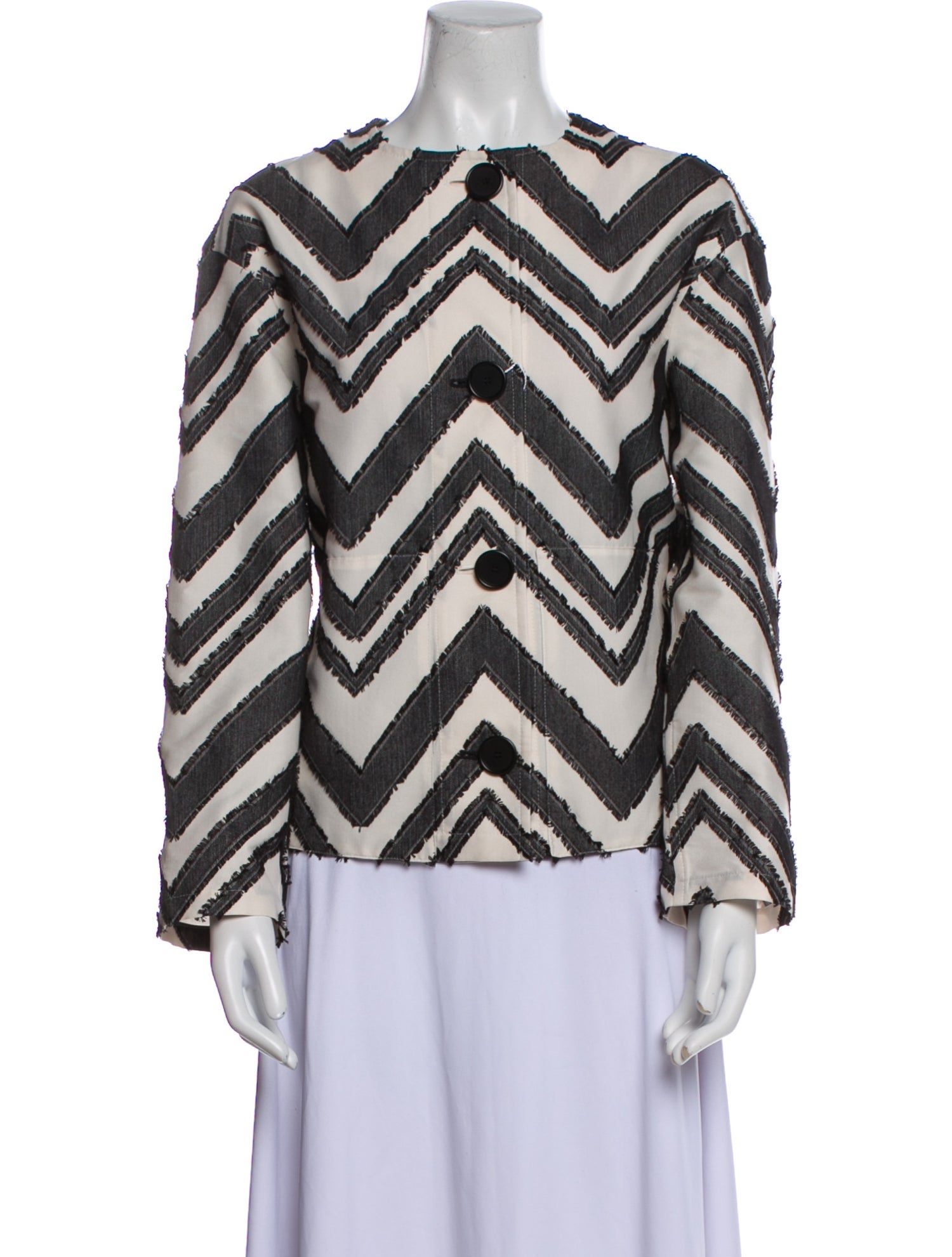 Akris Punto Printed Evening Jacket