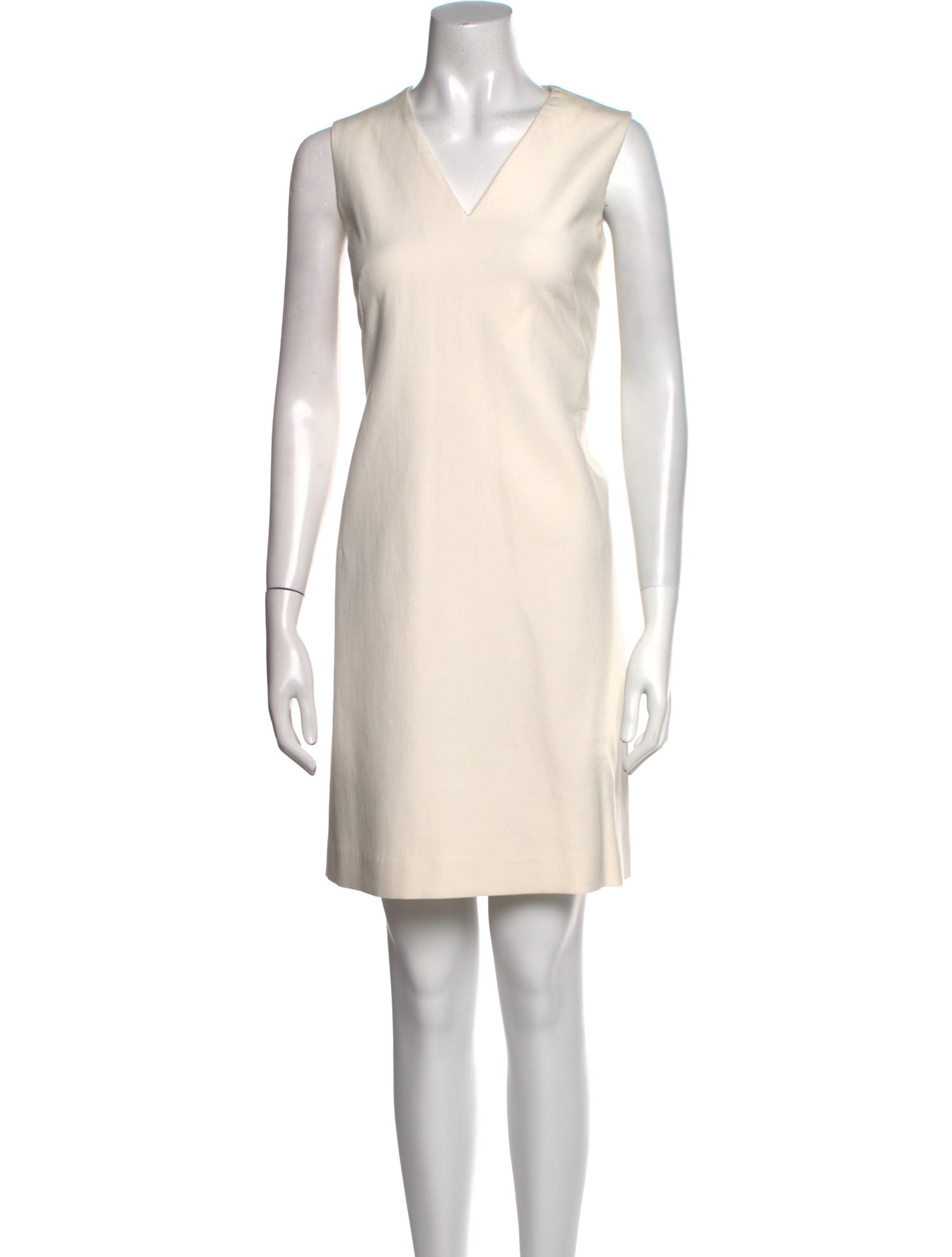 Akris V-Neck Mini Dress