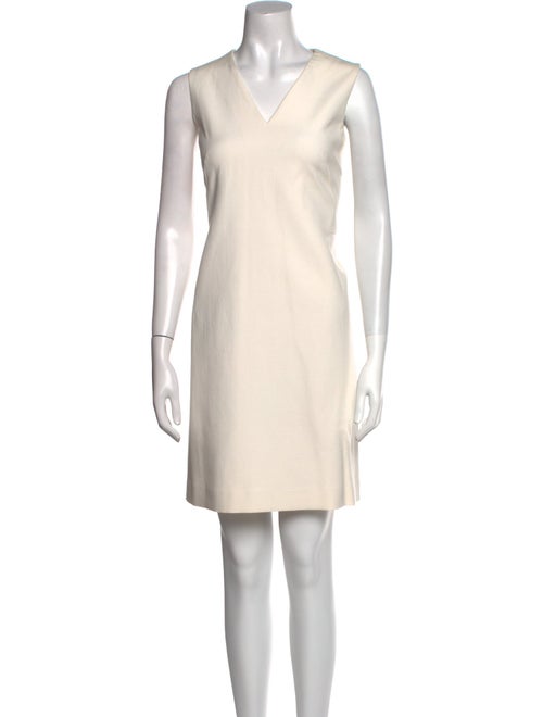 Akris V-Neck Mini Dress
