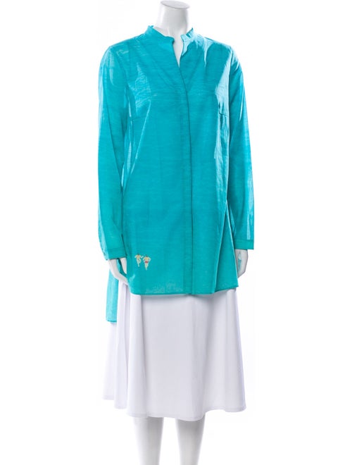 Akris V-Neck Long Sleeve Tunic