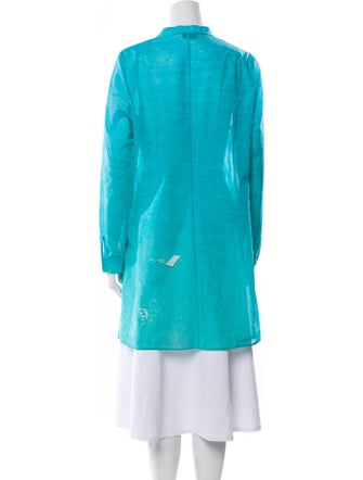 Akris V-Neck Long Sleeve Tunic