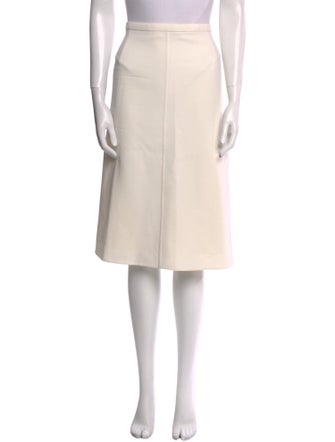 Akris Wool Knee-Length Skirt