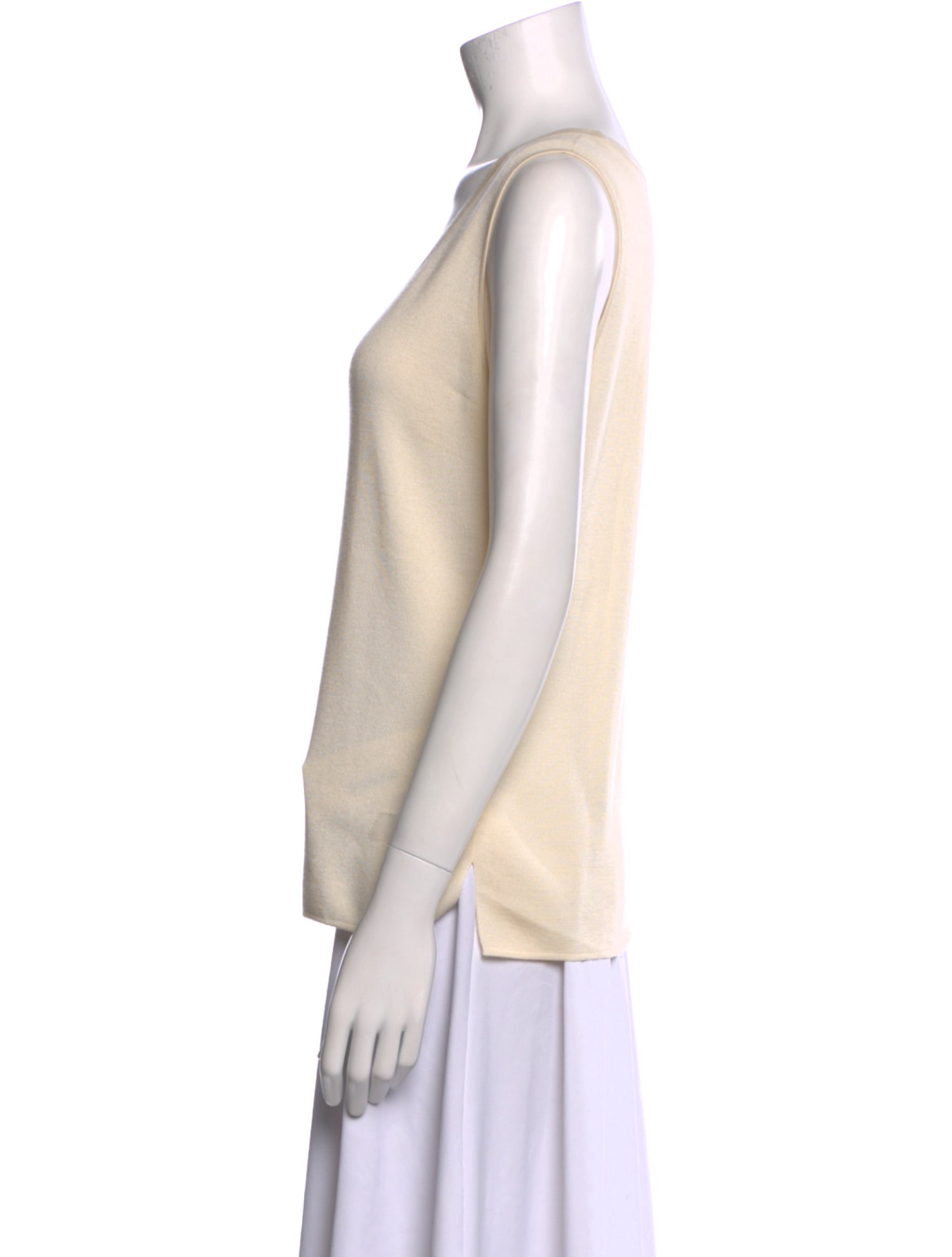 Akris Cashmere Scoop Neck Top