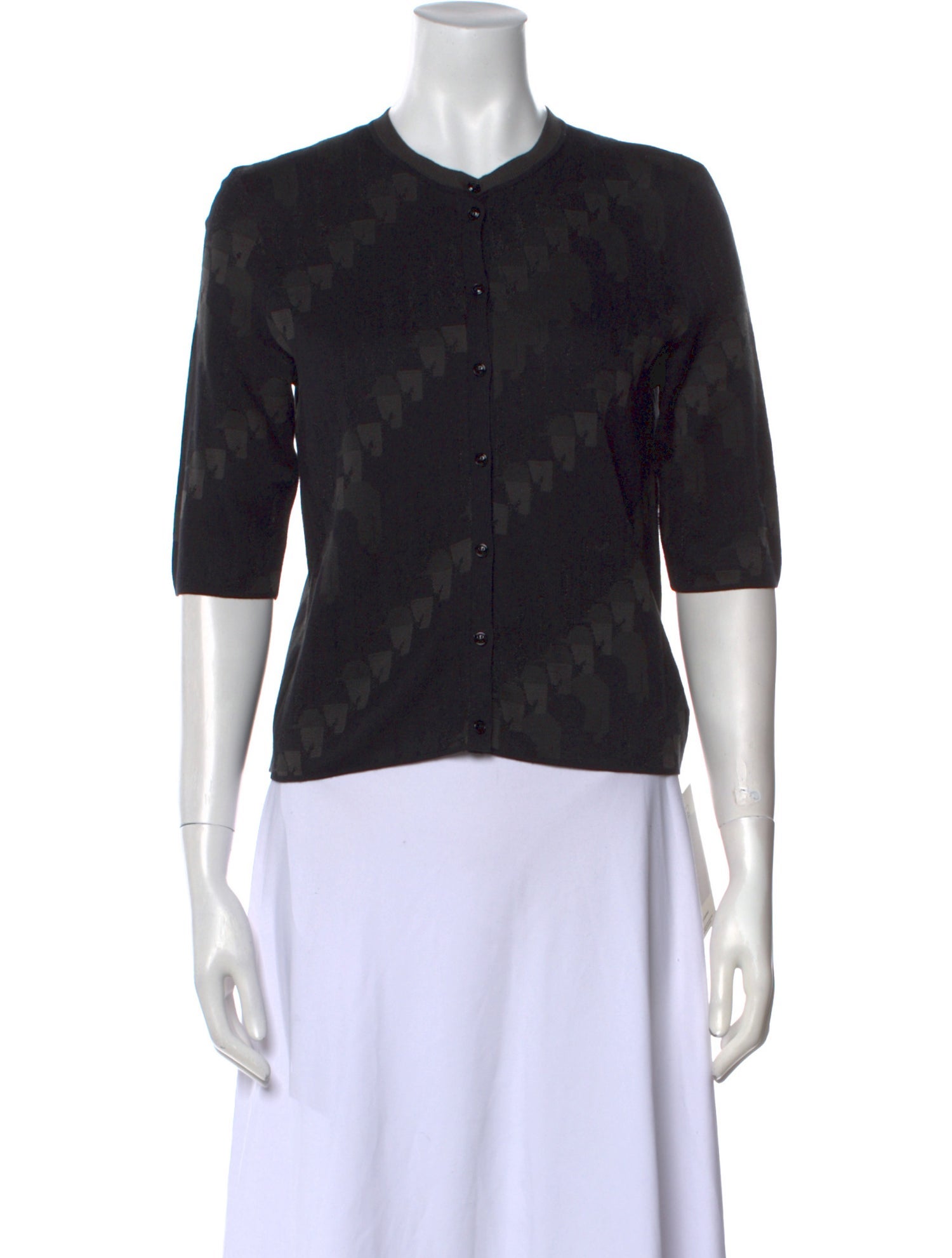 Akris Silk Printed Sweater