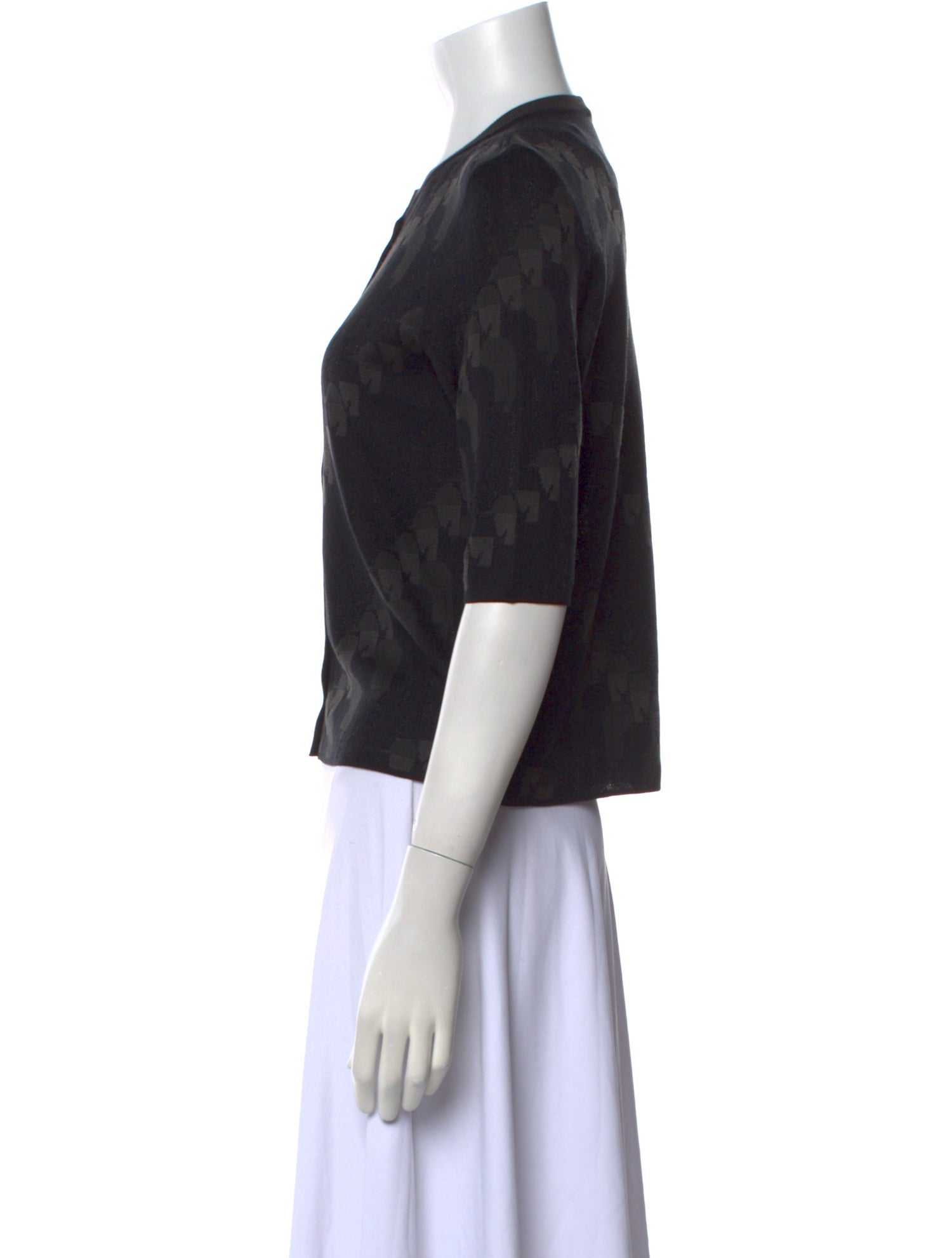 Akris Silk Printed Sweater