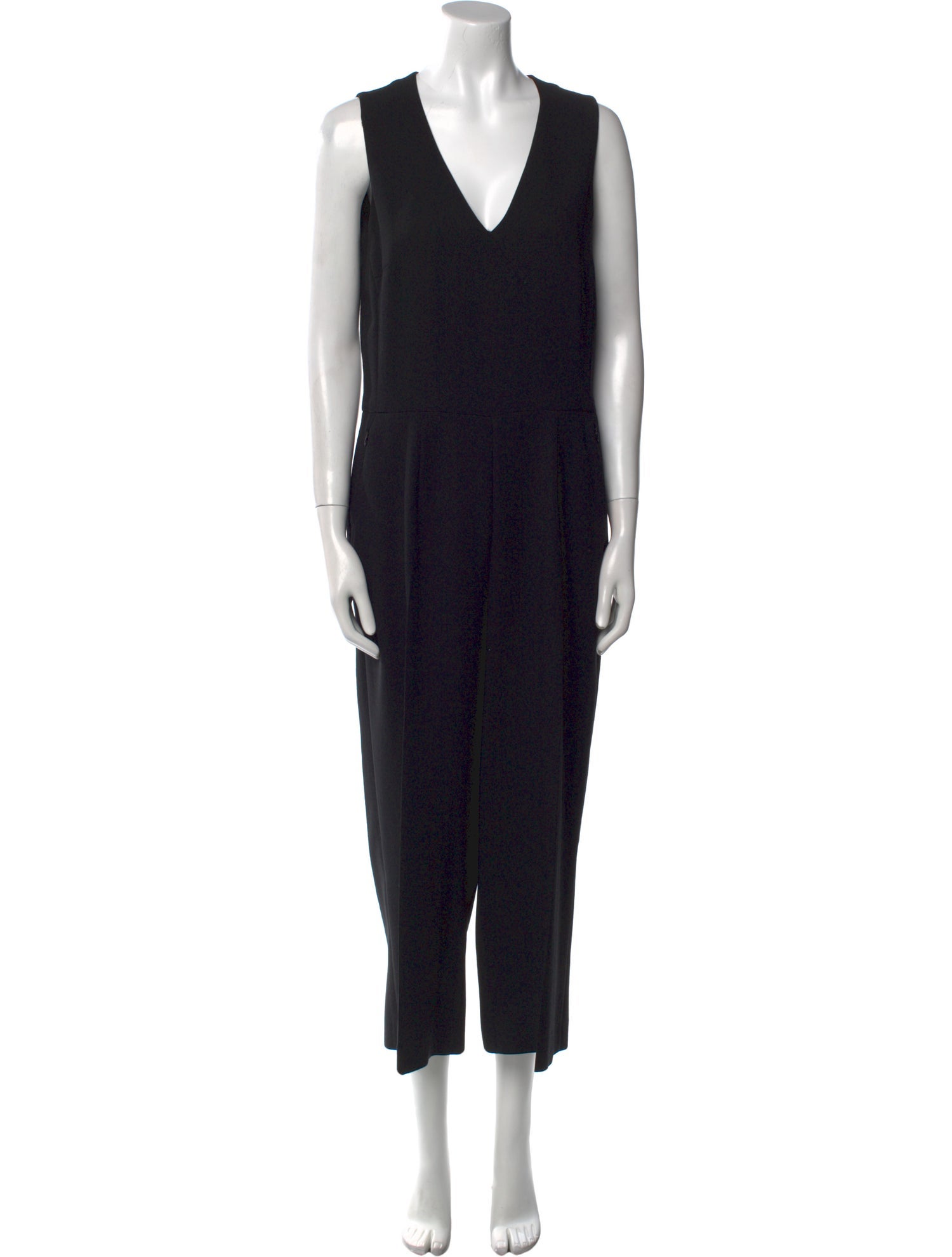 Akris Wool V-Neck Jumpsuit