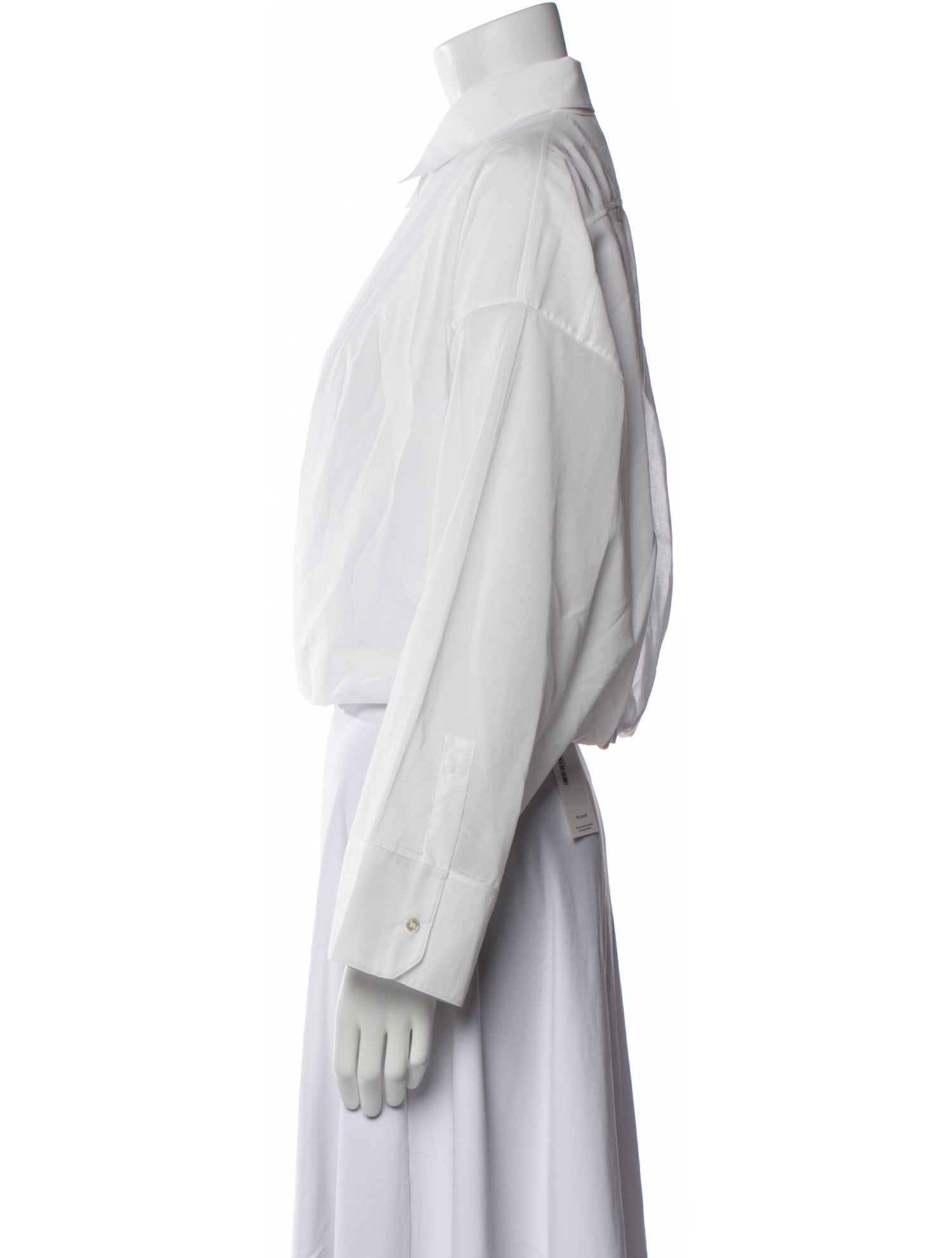 Akris Long Sleeve Button-Up Top