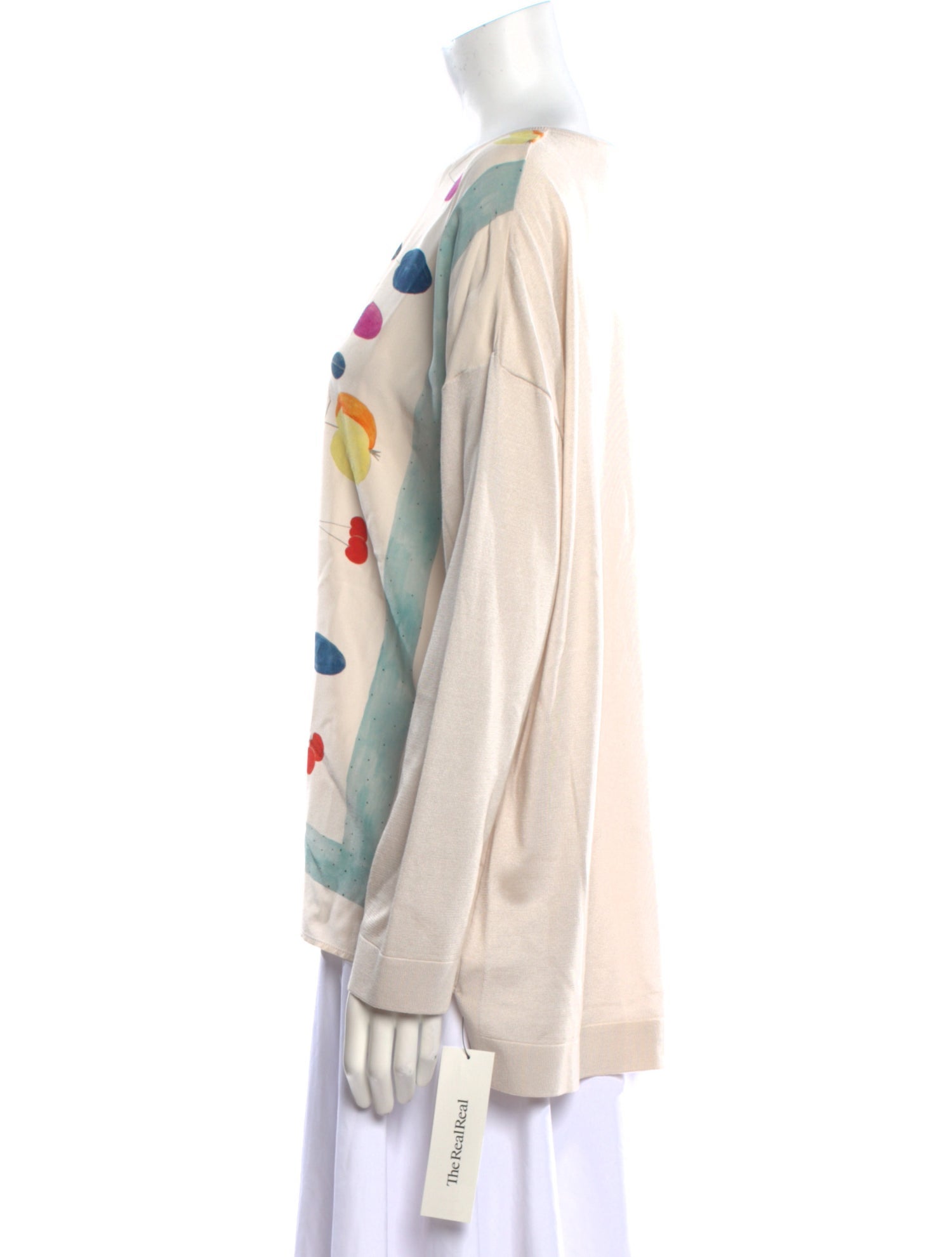 Akris Silk Printed Sweatshirt