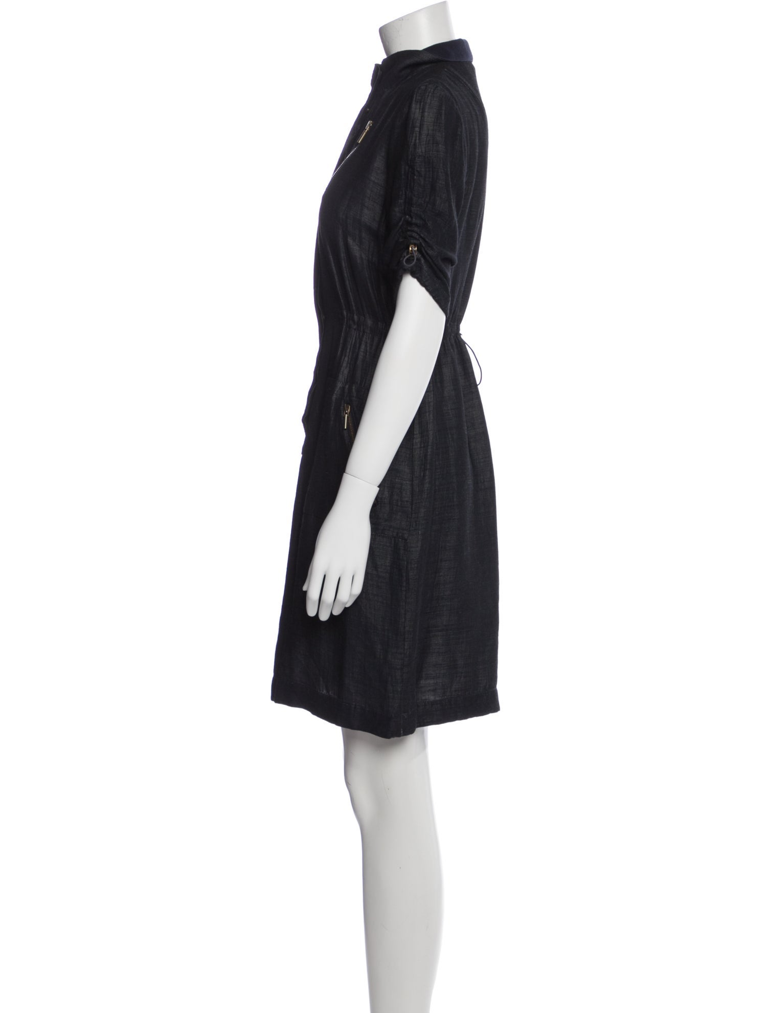 Akris Punto Mock Neck Mini Dress