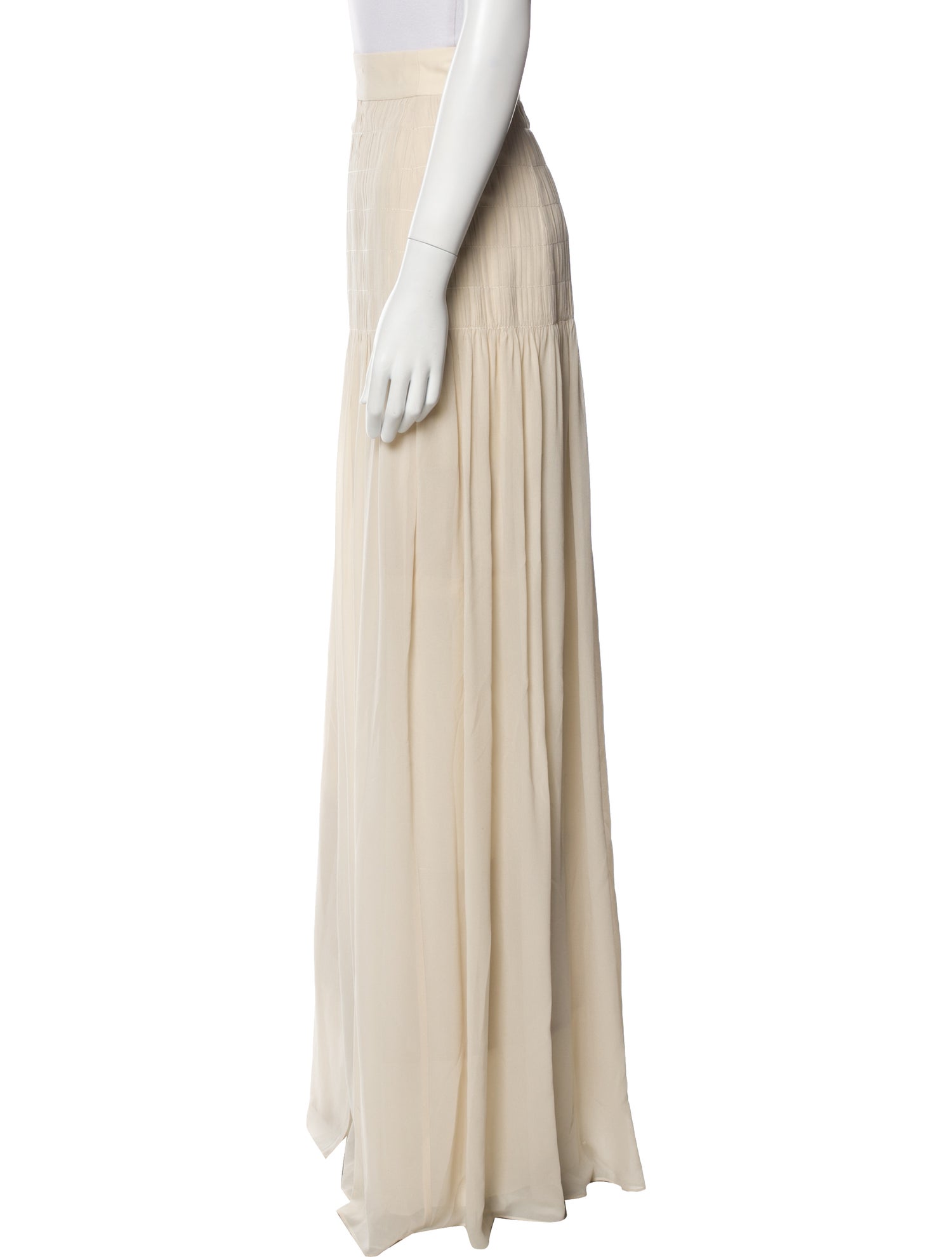 Akris Silk Long Skirt