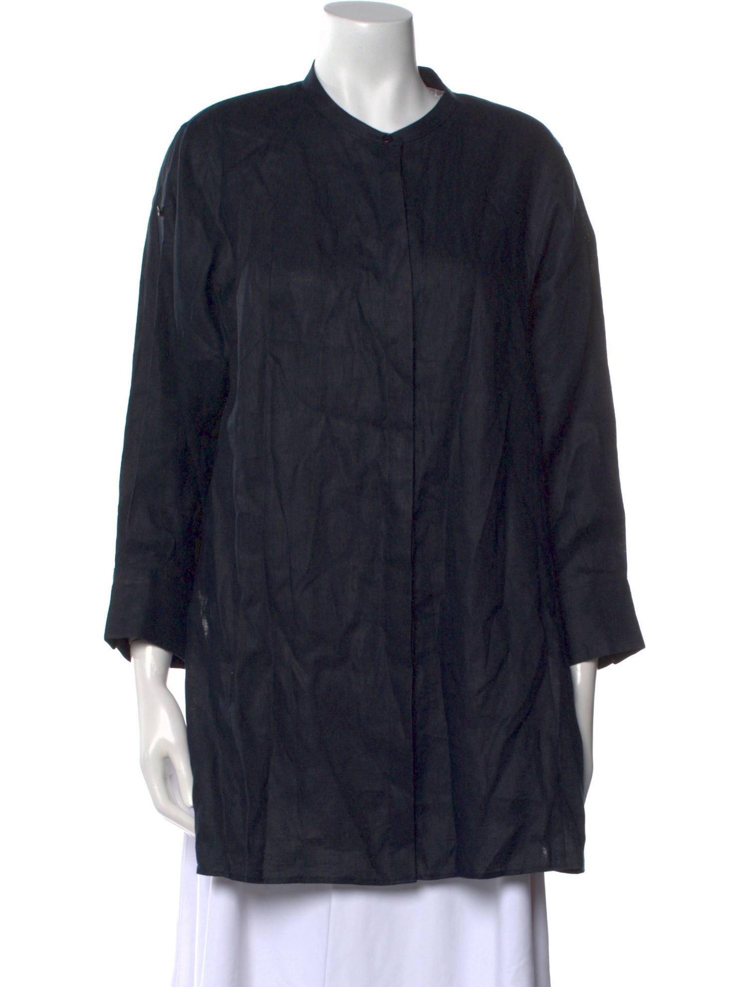 Akris Linen V-Neck Tunic