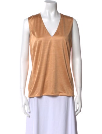 Akris Silk V-Neck Top w/ Tags