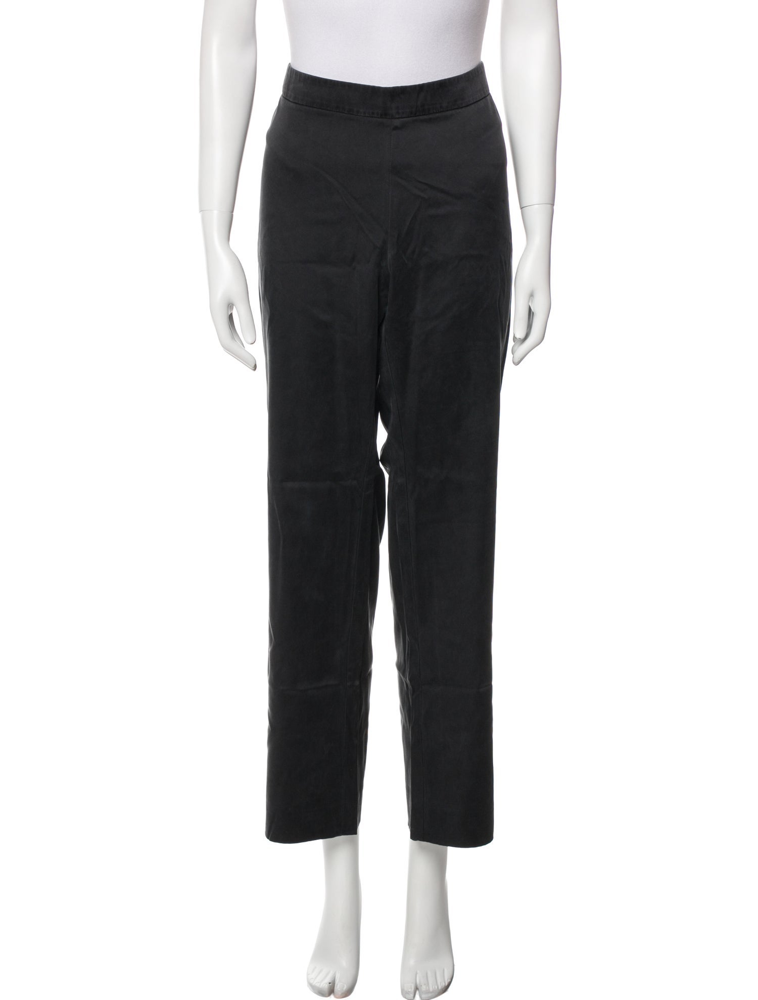 Akris Silk Straight Leg Pants