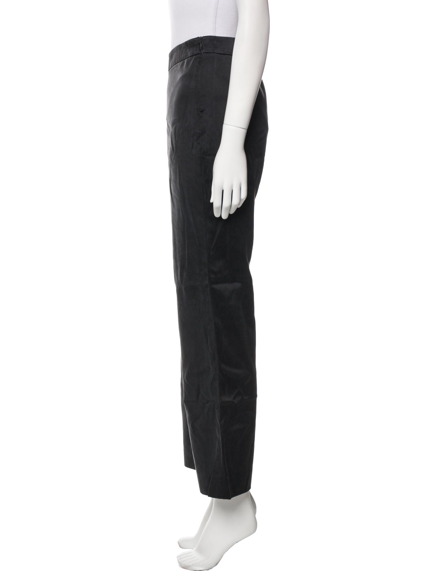 Akris Silk Straight Leg Pants