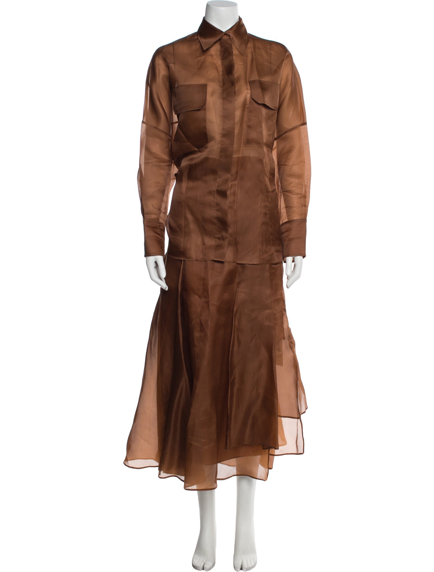 Akris Silk Skirt Set