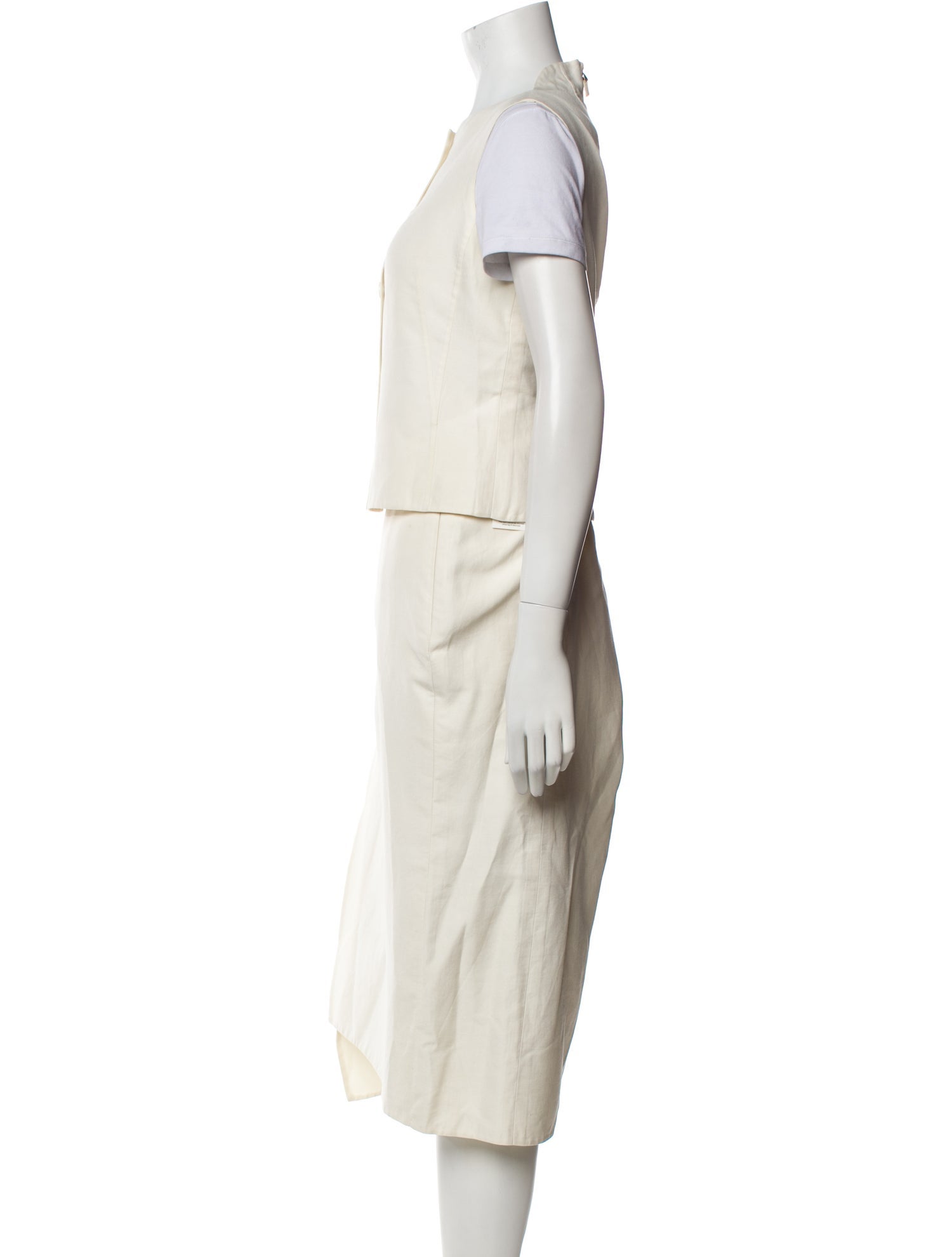 Akris Mesh Accents Skirt Set