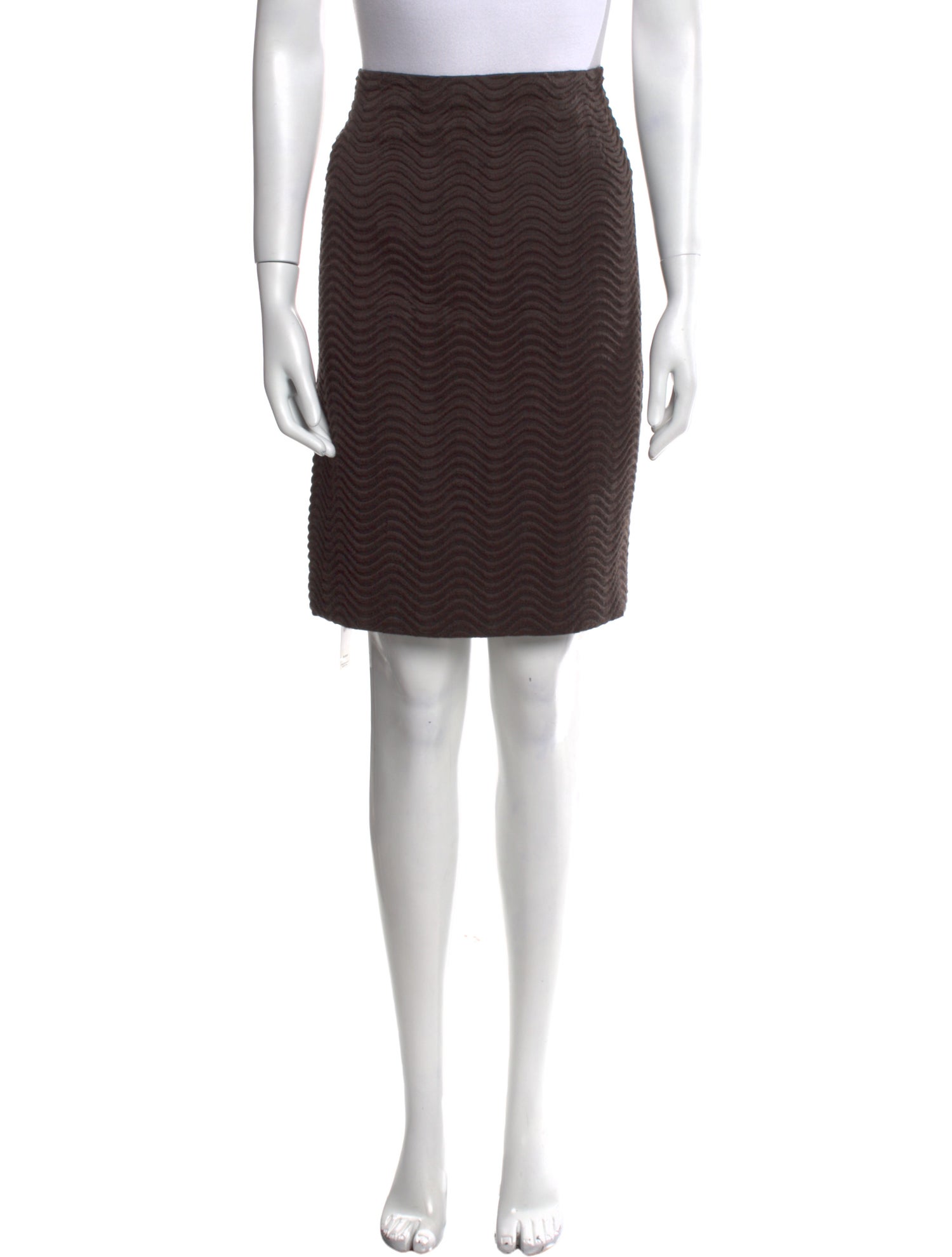 Akris Printed Knee-Length Skirt