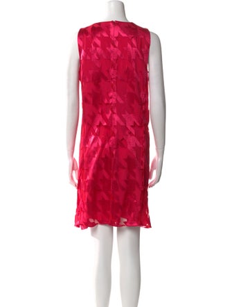 Akris Crew Neck Mini Dress